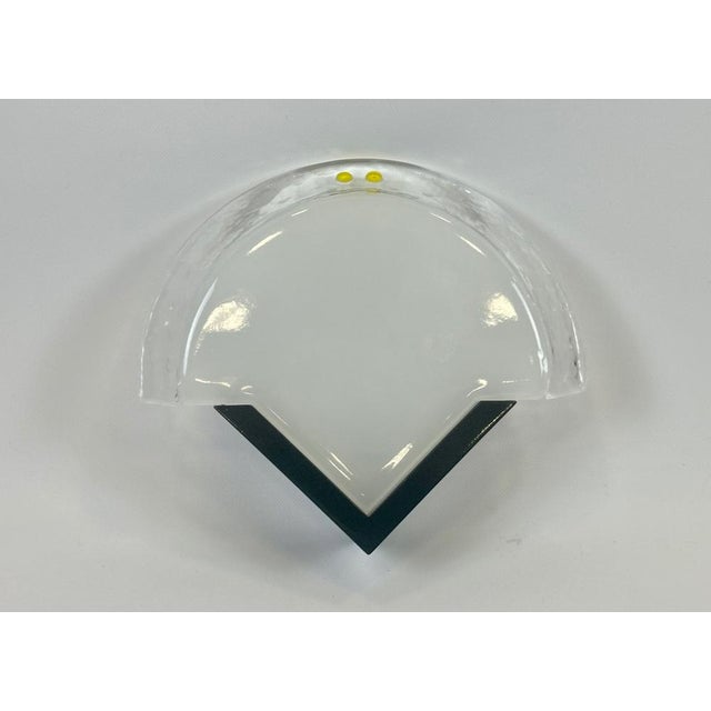 Wall Lamps with Murano Glass from Leucos, 1980s, Set of 3 For Sale - Image 9 of 18