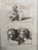 Alabaster 17th Century Wenceslaus Hollar "Varie Figurae" Signed Etchings After Da Vinci — Sequentially Framed Diptych For Sale - Image 8 of 12