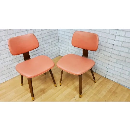 Mid Century Modern Bentwood Accent Side Chairs for Thonet - Pair For Sale - Image 10 of 10