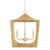 Worlds Away Wimble Lantern in Gold For Sale