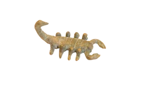 Vintage African Oxidized Bronze Scorpion