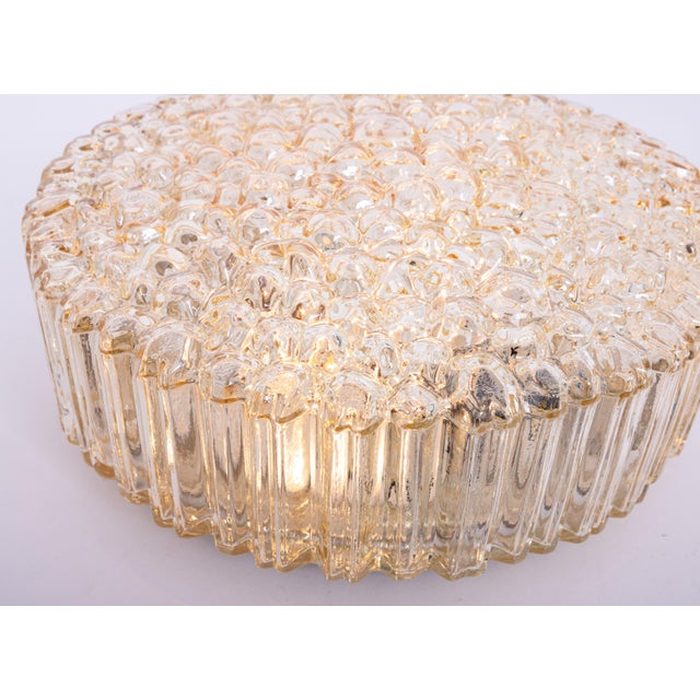 Large Bubble Glass Flush Mount from Limburg, Germany, 1970s For Sale - Image 9 of 11