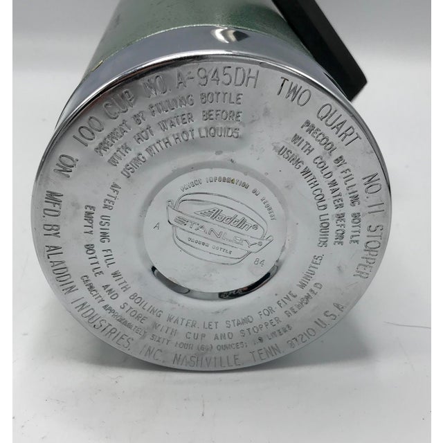 Mid 20th Century Industrial Design Aladdin Stanley Army Drab Thermos For Sale - Image 5 of 6