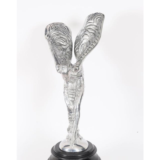 Mid-Century Rolls Royce Spirit of Ecstasy Sculpture For Sale - Image 10 of 18