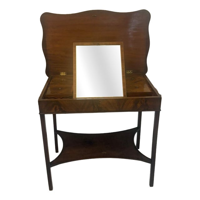 Antique Georgian Mahogany Dressing Table, 1780 For Sale