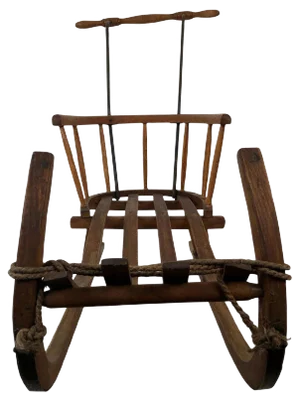 Victorian Bentwood Sled with Unique Form