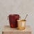 Mid-Century Modern Italian Red Goatskin Parchment Cocktail Set by Aldo Tura for Macabo, 1960s For Sale - Image 3 of 7