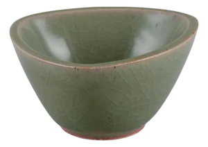 Ceramic Bowl in Green Glaze by Jais Nielsen for Royal Copenhagen, 1946