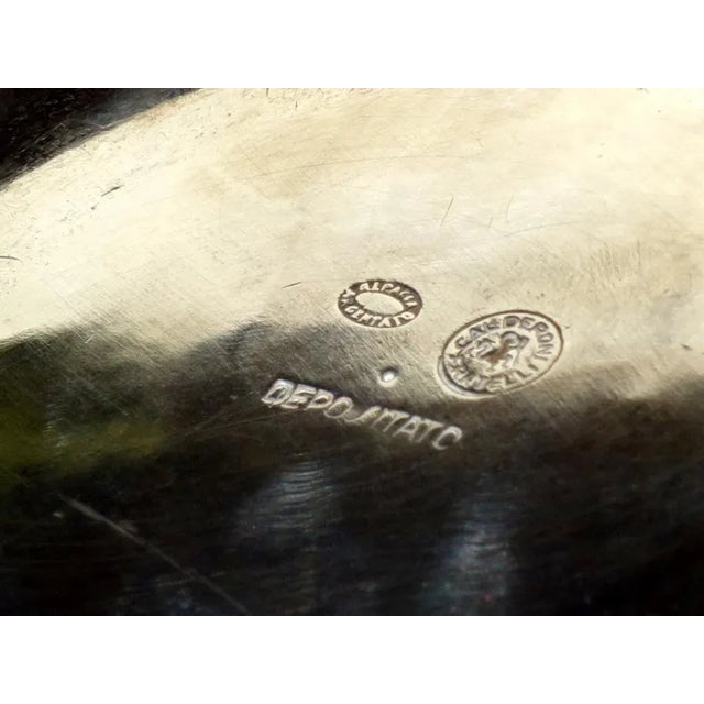 Metal Art Deco Alpacca Silver Fruit Holder Bucket from Gio Ponti Calderoni, 1930s For Sale - Image 7 of 8