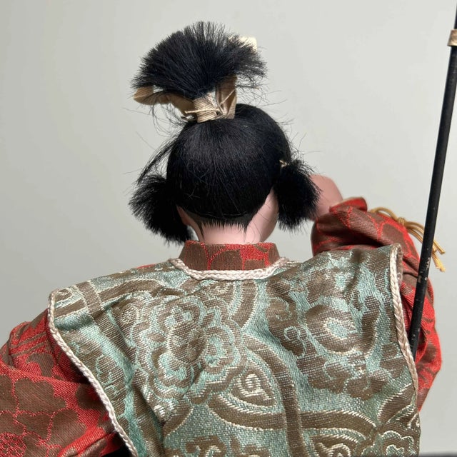 Meiji Period Musha Ningyō Traditional Japanese Warrior Doll, 1890s For Sale - Image 10 of 12