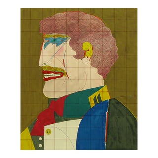 Richard Lindner Signed Lithograph Titled "Profile" For Sale