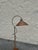 Vintage Wicker and Iron Floor Lamp With Sculptural Curved Arm For Sale - Image 9 of 9