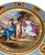 Pair of 19th Century Royal Vienna Hand-Painted Porcelain Plates For Sale - Image 4 of 8