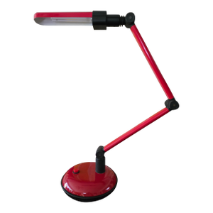 Mid Century Modern Designer Red Italian Desk Lamp