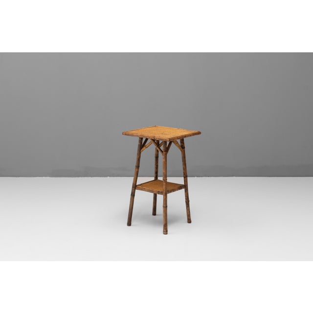 Vintage Bamboo Table, 1920 For Sale - Image 4 of 9