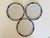 Scenario Metropol Dinner Plates by Barbara Brenner for Rosenthal, 1990s, Set of 3, in Flawless conditions. Designed 1990...