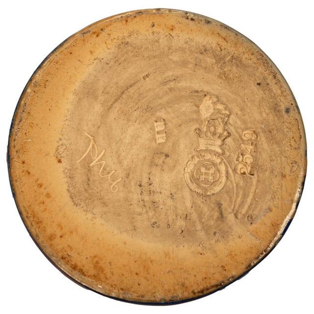 Antique Art Nouveau Royal Doulton Lambeth Whiskey Jug Silver Mounts London 1903 For Sale - Image 14 of 14