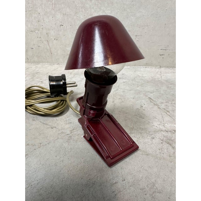 Vintage Bakelite Clamp Lamp, 1920s For Sale - Image 14 of 14