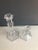 Mid 20th Century Mid 20th Century Traditional Val Saint-Lambert Transparent Candle Holders - a Pair For Sale - Image 5 of 6