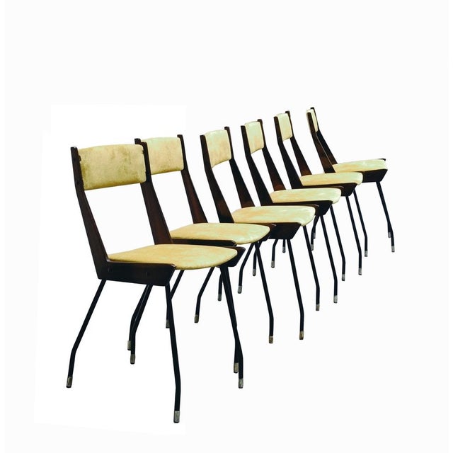 Dining Table and Chairs by Carlo de Carli, Italy, 1950s, Set of 7 For Sale - Image 10 of 11
