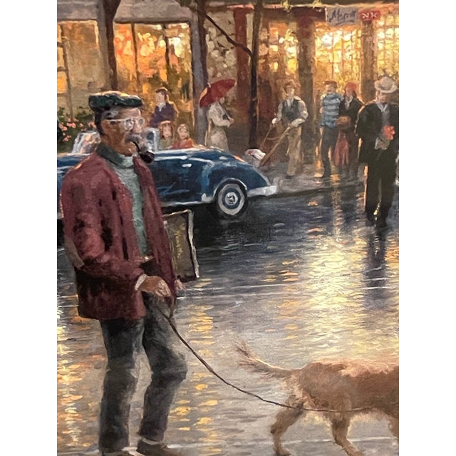 A lovely Thomas Kinkade limited edition (716/4850) lithograph entitled, “Carmel, Sunset on Ovean Avenue.” This lithograph...