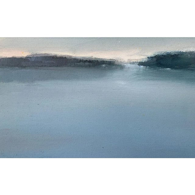 Katarzyna Zwolinska, Great Blue, Mixed Media Painting, 2018 For Sale - Image 4 of 5