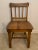 Brown Early 20th Century Vintage Early American Oak Chair For Sale - Image 8 of 8