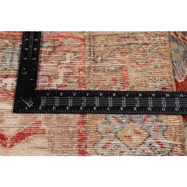 Textile Vintage Turkish Oushak Rug, 03'09 X 07'03 For Sale - Image 7 of 10