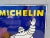 Metal Double-Sided Michelin Tires Porcelain Advertising Sign, France, 1970s For Sale - Image 7 of 11