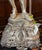 Large Antique Silver on Bronze Conquistador Figural Table Lamp For Sale - Image 4 of 7