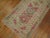 Rare One of a kind hand-knotted Turkish runner from the middle of the 20th century
