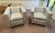 2020s Lee Industries Modern Swivel Club Chairs, Set of 2 For Sale - Image 5 of 12