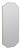 The Large Henry Gold Wall Mirror features a slim gold metal frame with scalloped corner details that bring a graceful,...