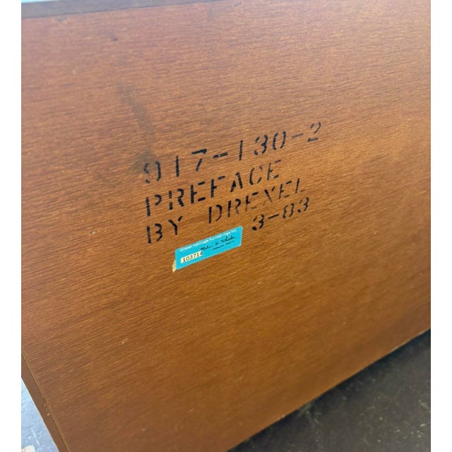 Drexel Preface Campaign Dresser For Sale - Image 9 of 11