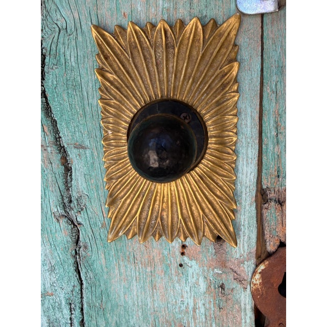 Hollywood Regency Sunburst Door Rosettes or Escutcheon Backplates For Sale - Image 10 of 14