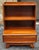 A Kling Furniture Mid Century Solid Cherry Tiered Bedside Table Nightstand. Measures 24" in width, 19" in depth and 30.75"...
