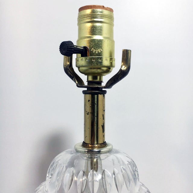 Vintage Crystal Ginger Jar Table Lamp Chairish