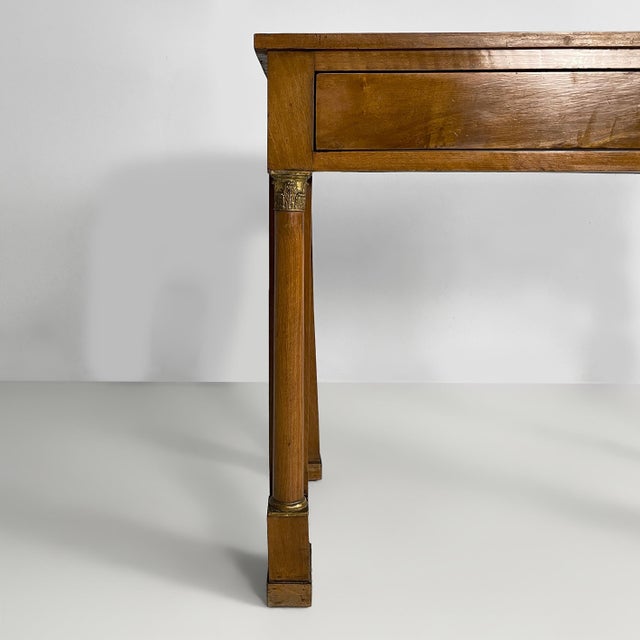 19th Century Italian Empire Console Table in Wood, 1800s For Sale - Image 5 of 18