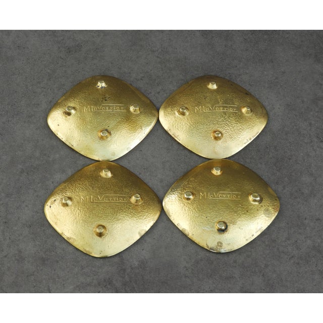 Art Deco Bronze King Playing Card Trays by Max Le Verrier, 1930s, Set of 4 For Sale - Image 10 of 11