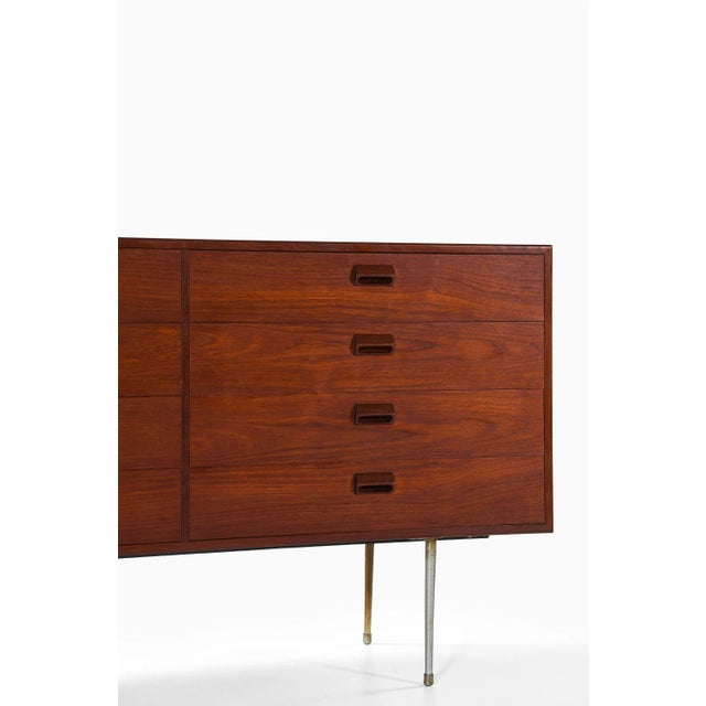1950s Sideboard in Teak and Steel attributed to Børge Mogensen, 1950s For Sale - Image 5 of 10