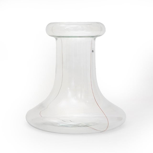 Mid-Century Modern Transparent Glass Vase by Renato Toso for Fratelli Toso, 1970s For Sale - Image 3 of 15