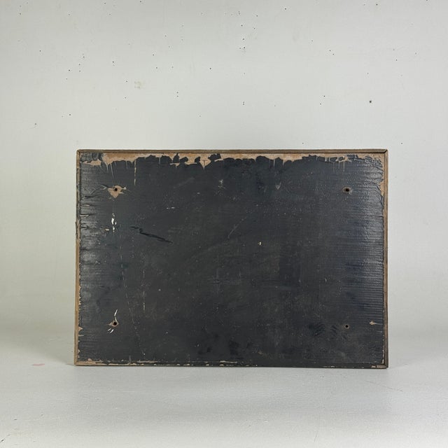 Lovely Vintage Wood and Gilt House Number Sign "1243 Main St" With Great Font For Sale - Image 9 of 10