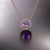 Natural Sapphire Diamond Pendant 18" 14k WG 3.84 TCW Certified For Sale In New York - Image 6 of 12