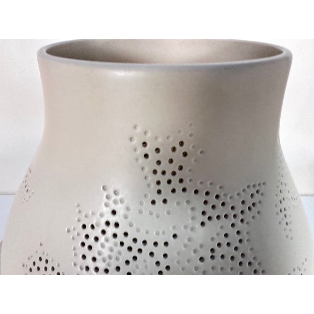 Ceramic Large Perforated Limited Edition Ceramic Vase by Hella Jongerius for Ikea, Sweden, 2005 For Sale - Image 7 of 17