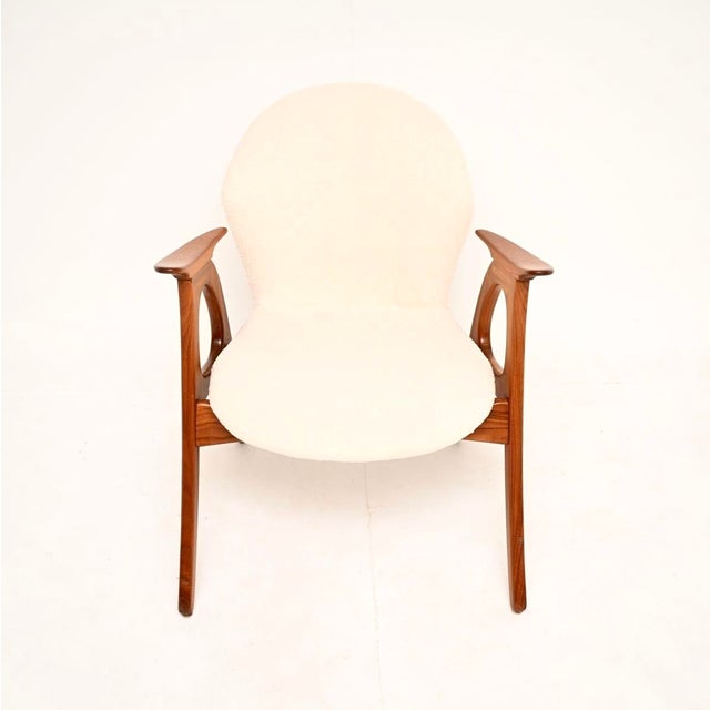 Mid-Century Modern Vintage Danish Teak Lounge Chair by Aage Christiansen for Erhardsen & Andersen, 1960 For Sale - Image 3 of 11
