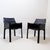 Vintage Cab 413 Chairs by Mario Bellini for Cassina, 1970s, Set of 4 For Sale - Image 3 of 16