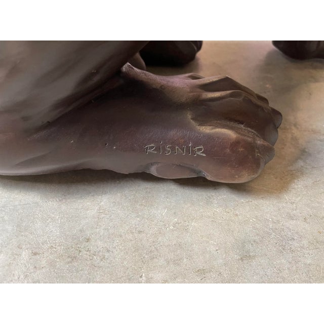 1970s 1970s Cast Bronze Panther For Sale - Image 5 of 7