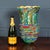 Vintage Italian Hand Blown Millefiori Glass Vase, Murano, 1990s For Sale - Image 3 of 18