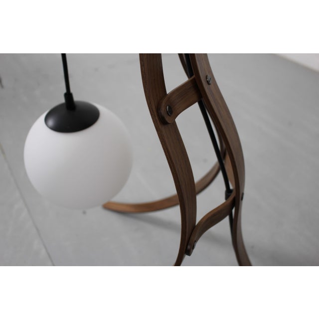 Sculptural Table Lamp with Globe, 2010s For Sale - Image 6 of 11