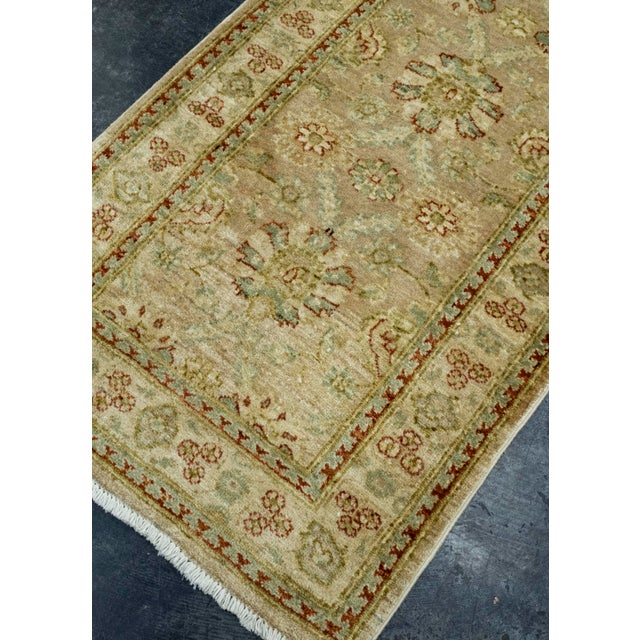 Turkish Turkish Oushak Rug 2'7" x 16'4" #17002 For Sale - Image 3 of 8